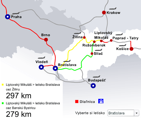 Mapa Nízke Tatry - Jasná, mapa Vysoké Tatry - Liptov - Demänovská dolina